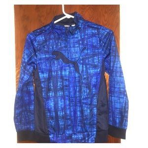 🌕2/$35🌕 Blue Puma Zip Up Sweater